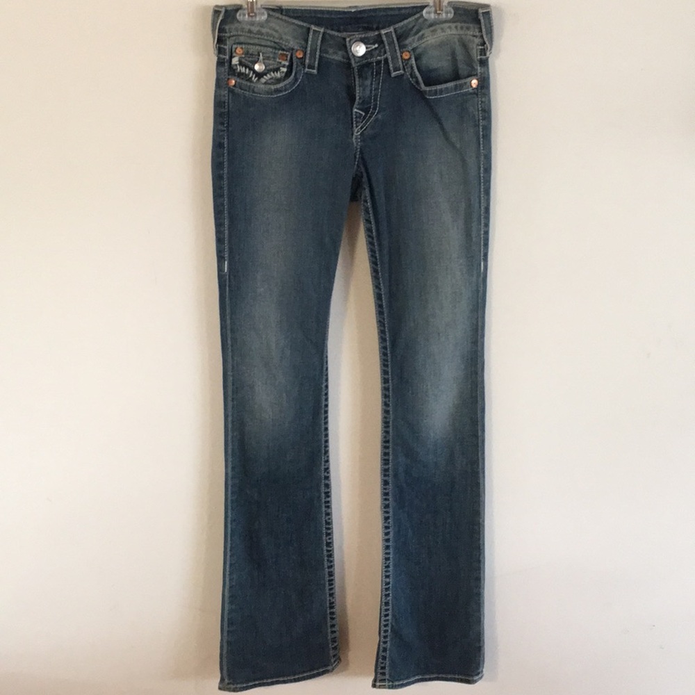 True Religion Hi-Rise Boot Jeans